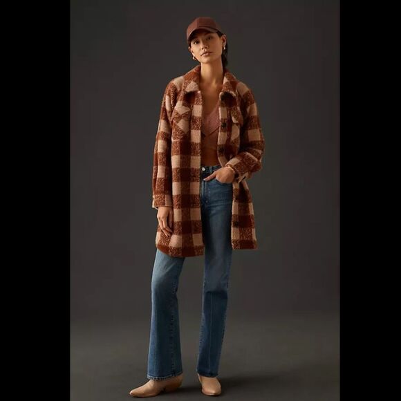 Anthropologie Greylin Longline Shirt Jacket - Picture 1 of 3